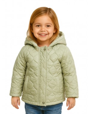 Girls Jacket Quilted Peppermint